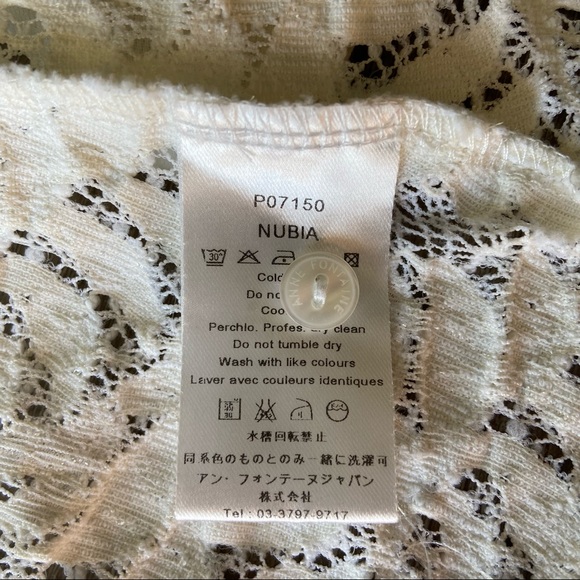 Anne Fontaine 'Calisse' Stretch Lace Blouse - Picture 13 of 16